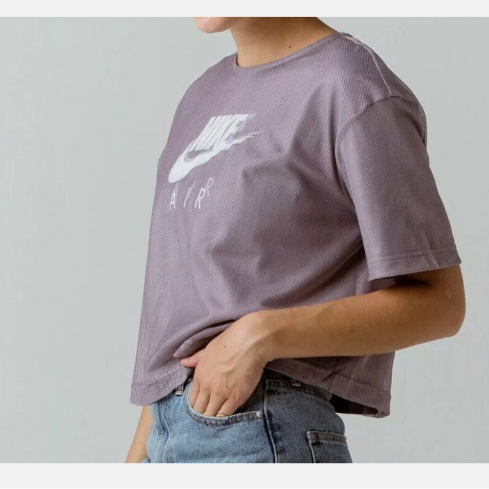 Nike - Women's Lavender Double Vision Mesh Top - Size M - Picture 5 of 6